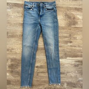 Ralph Lauren skinny jeans with raw hem